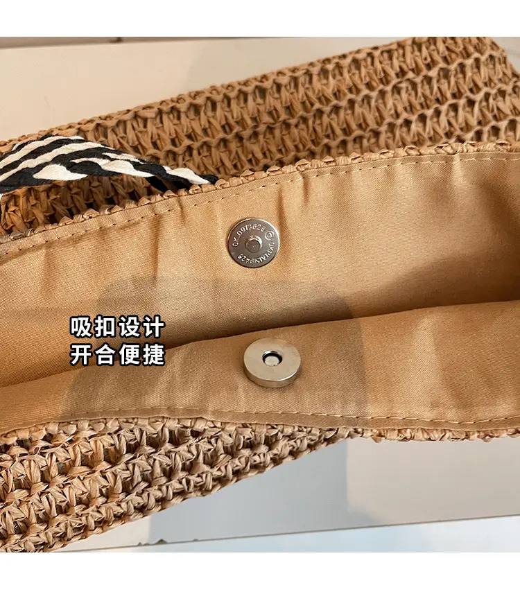 Women's Woven Crossbody Bag Large Capacity 2025 — feature 5