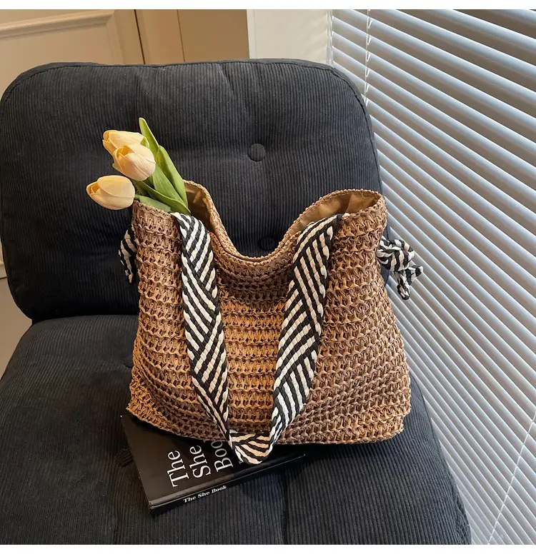 Women's Woven Crossbody Bag Large Capacity 2025 - Image 2
