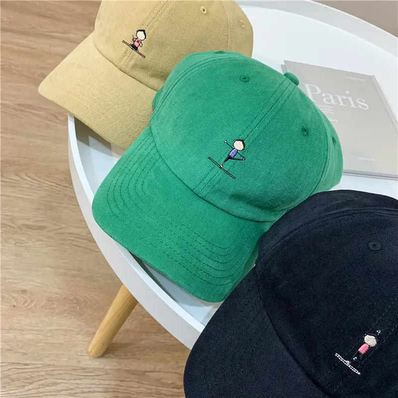 Women Grey Baseball Cap with Embroidered Logo — feature 18
