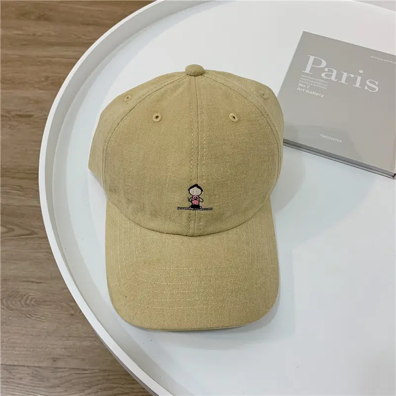 Women Grey Baseball Cap with Embroidered Logo - Image 5