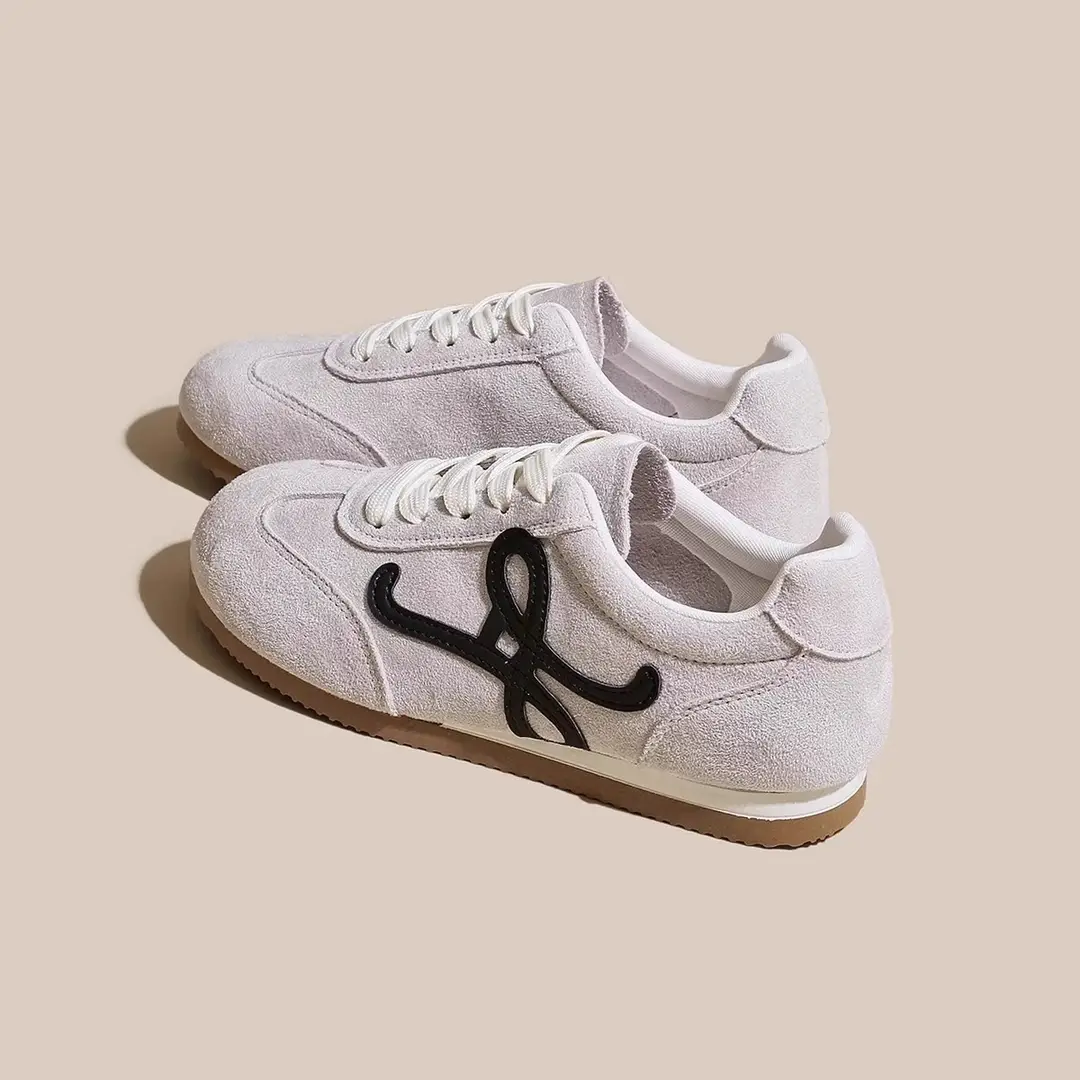 Niche Agande Training Shoes for Women 2025 Spring New Student Retro Versatile Flats Casual Sports Shoes - Image 6