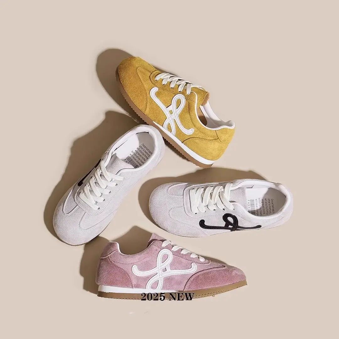 Niche Agande Training Shoes for Women 2025 Spring New Student Retro Versatile Flats Casual Sports Shoes — feature 2