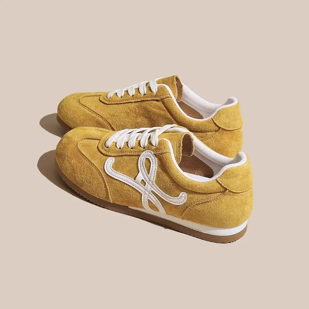 Niche Agande Training Shoes for Women 2025 Spring New Student Retro Versatile Flats Casual Sports Shoes — feature 4