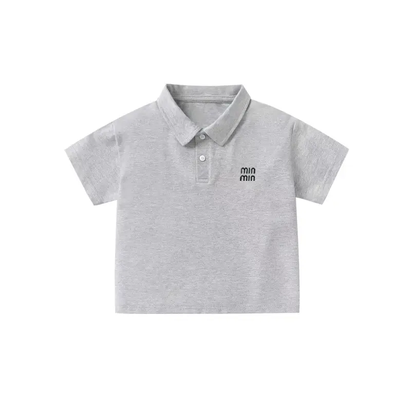 Kids White Polo T-Shirt Click Wear Summer - Image 7