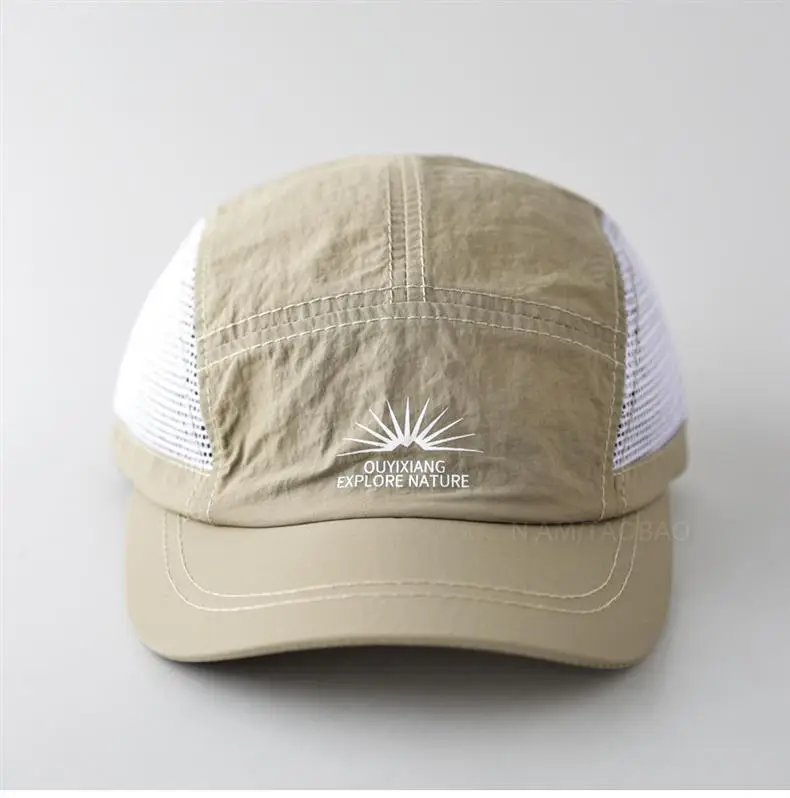 Black Mesh Baseball Cap with Embroidery for Men — feature 10