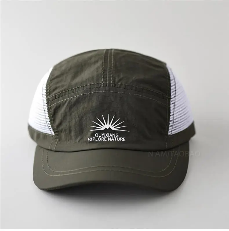 Black Mesh Baseball Cap with Embroidery for Men — feature 11