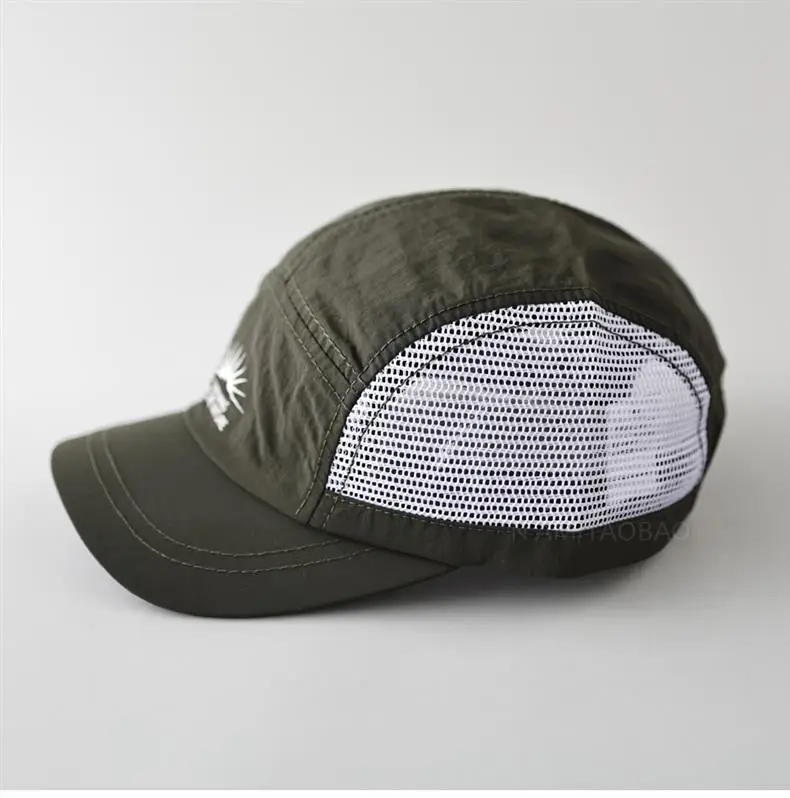 Black Mesh Baseball Cap with Embroidery for Men — feature 13