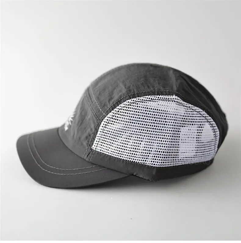 Black Mesh Baseball Cap with Embroidery for Men — feature 7