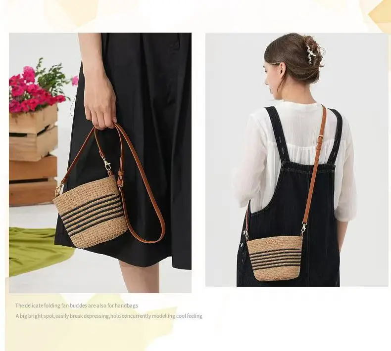 Straw Woven Crossbody Bag for Women — feature 7