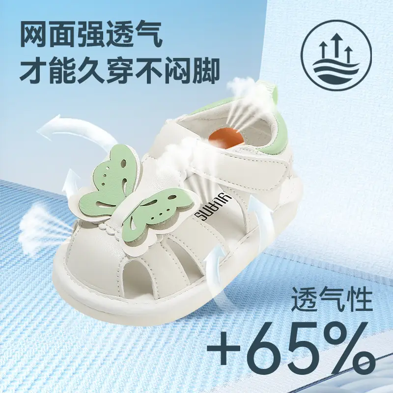 Summer New Baby Boy Sandals, Screaming Shoes, Boys, Infants, One-Year-Old Babies, Soft-Soled Toddler Shoes, Women's Summer Models