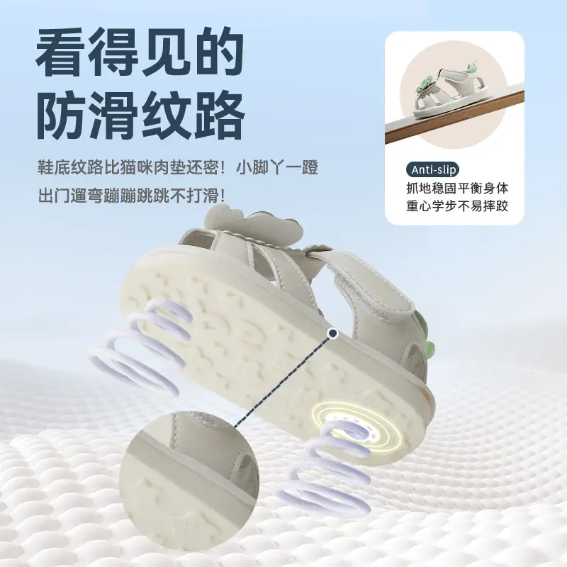 Summer New Baby Boy Sandals, Screaming Shoes, Boys, Infants, One-Year-Old Babies, Soft-Soled Toddler Shoes, Women's Summer Models
