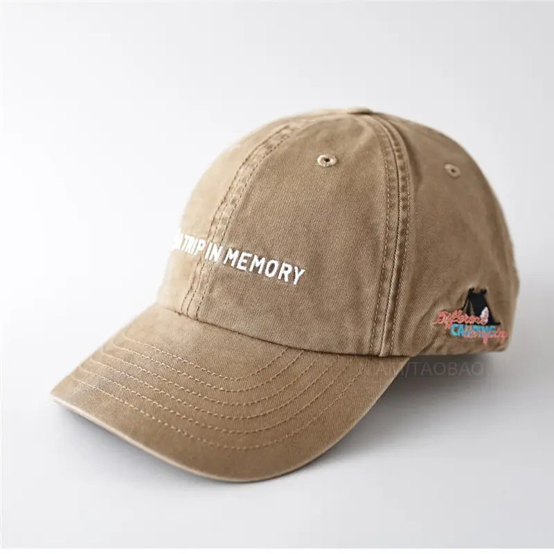 Duckbill Cap "Droopin Memory" Beige Unisex - Image 8