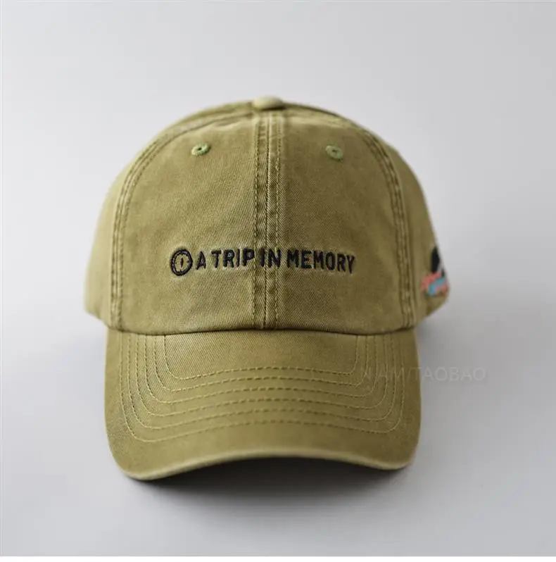 Duckbill Cap "Droopin Memory" Beige Unisex — feature 13