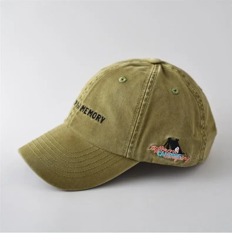 Duckbill Cap "Droopin Memory" Beige Unisex — feature 14