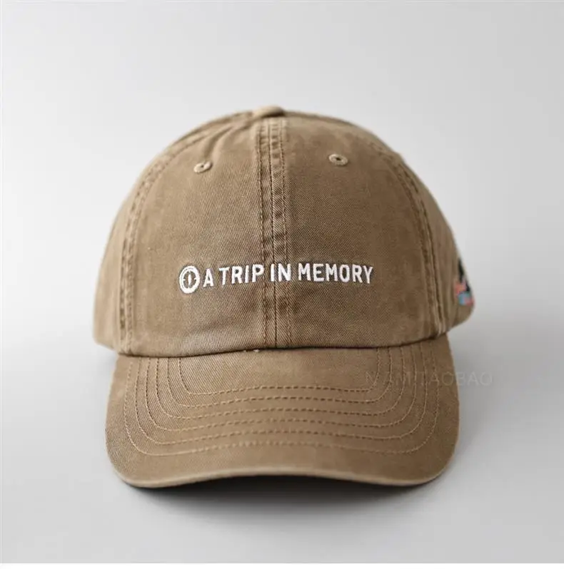 Duckbill Cap "Droopin Memory" Beige Unisex — feature 7