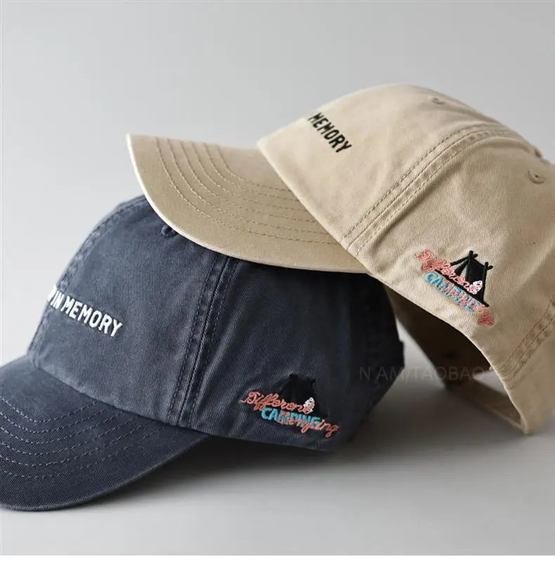 Duckbill Cap "Droopin Memory" Beige Unisex — feature 8