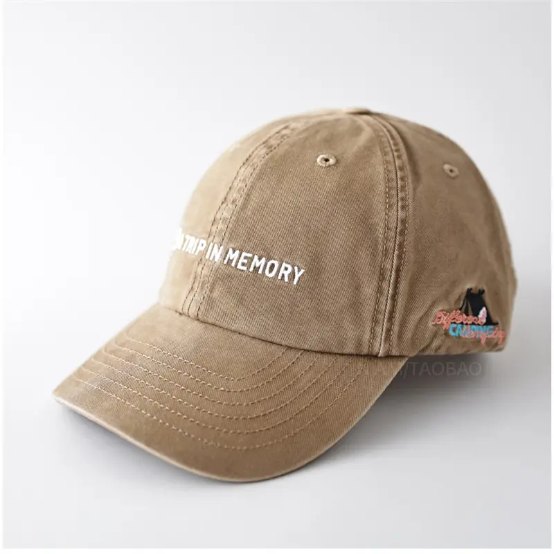 Duckbill Cap "Droopin Memory" Beige Unisex - Image 3