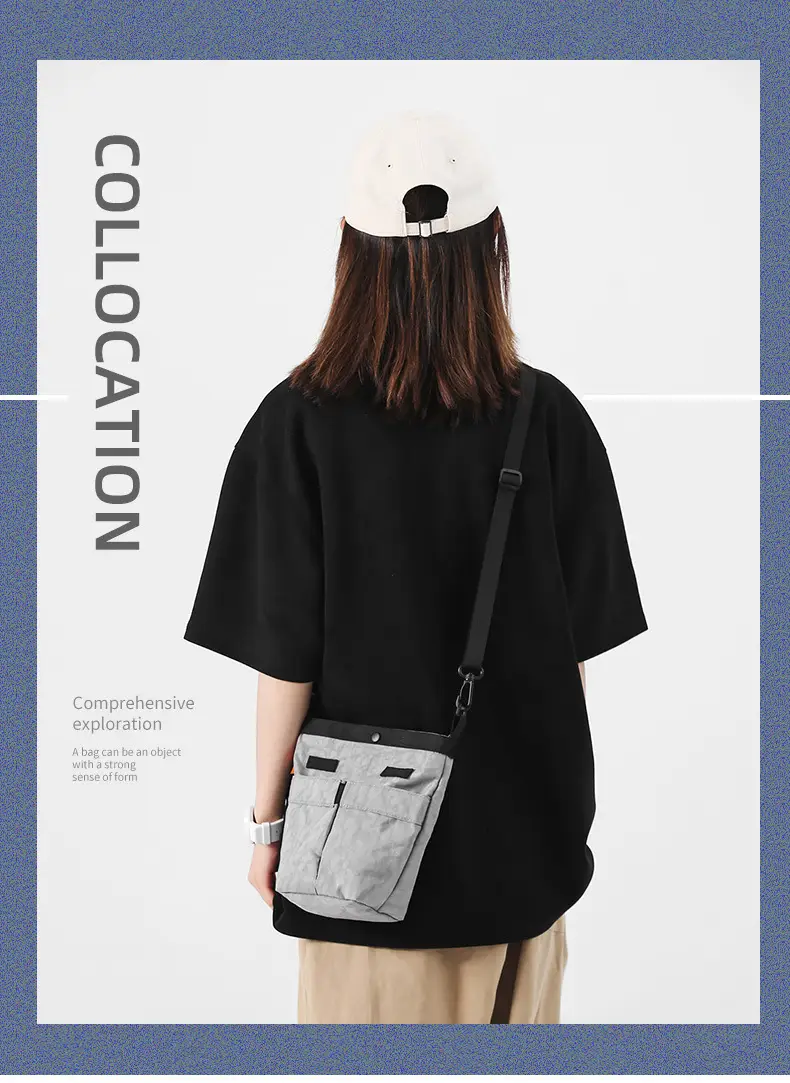 Women Pink Nylon Crossbody Bag 2025 Commuter Bucket — feature 3