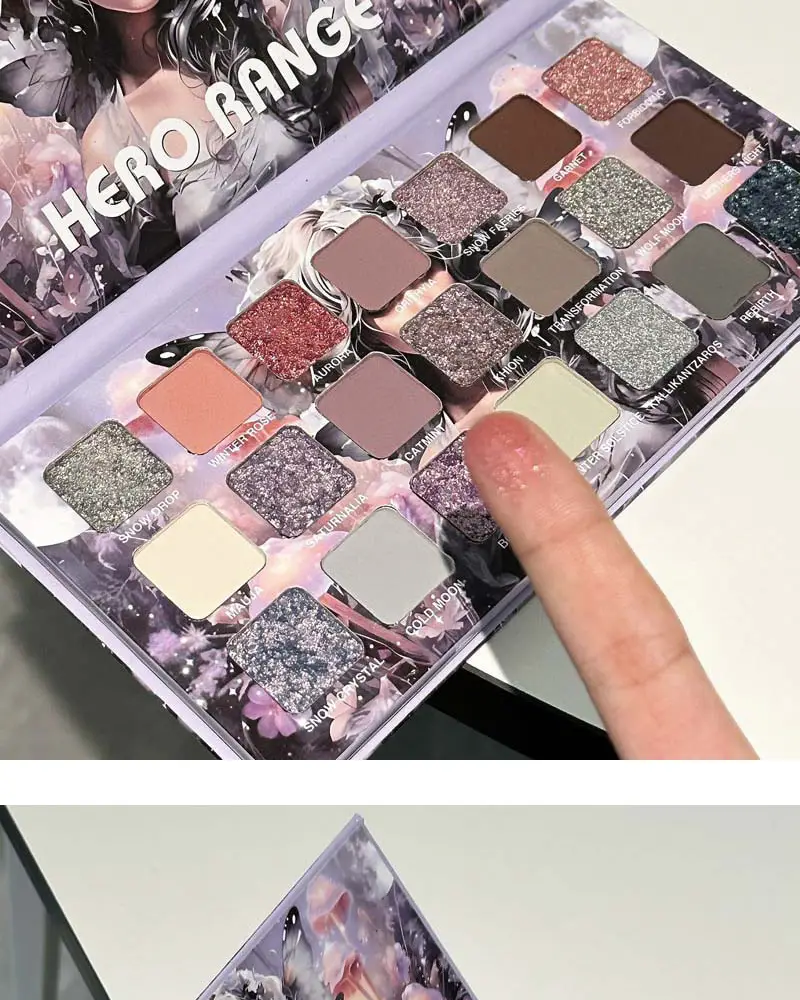 Heritage Eyeshadow Matte Pearlescent Flash Multifunctional 21 Color — feature 12