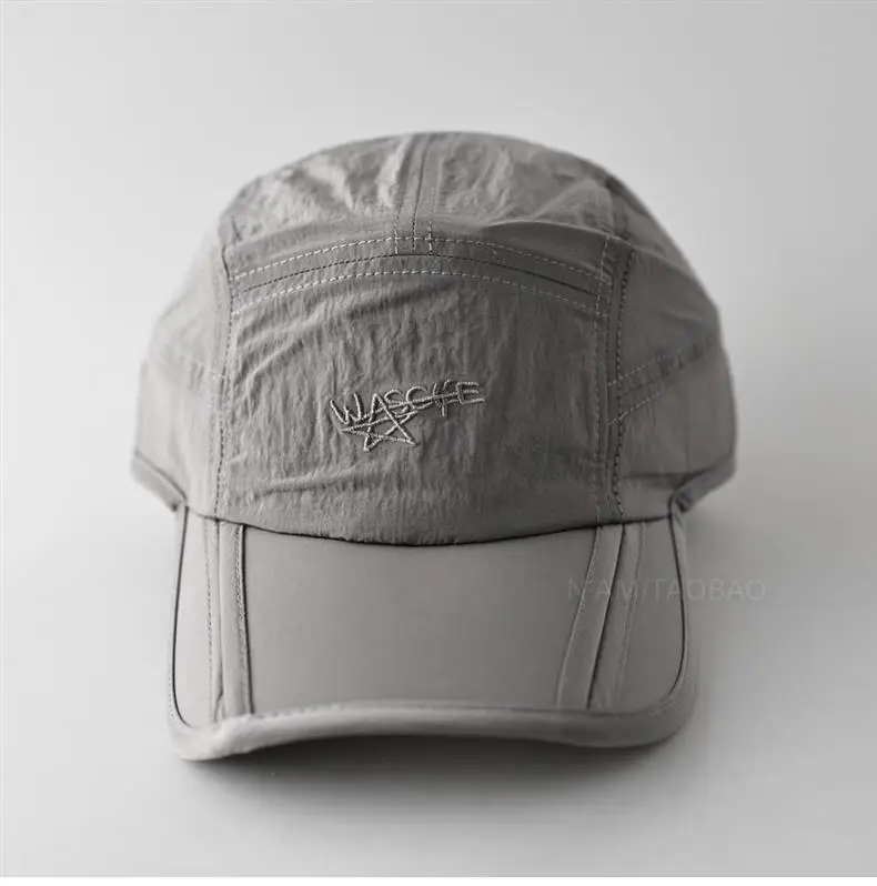 Women Grey Baseball Cap with Embroidered Logo — feature 15