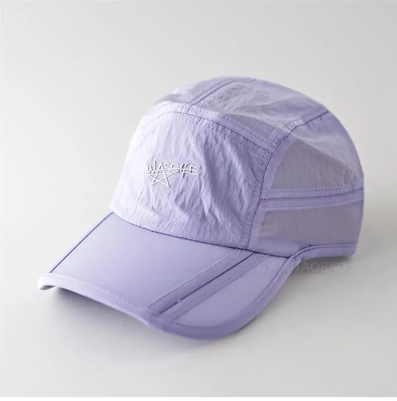 Women Grey Baseball Cap with Embroidered Logo — feature 2