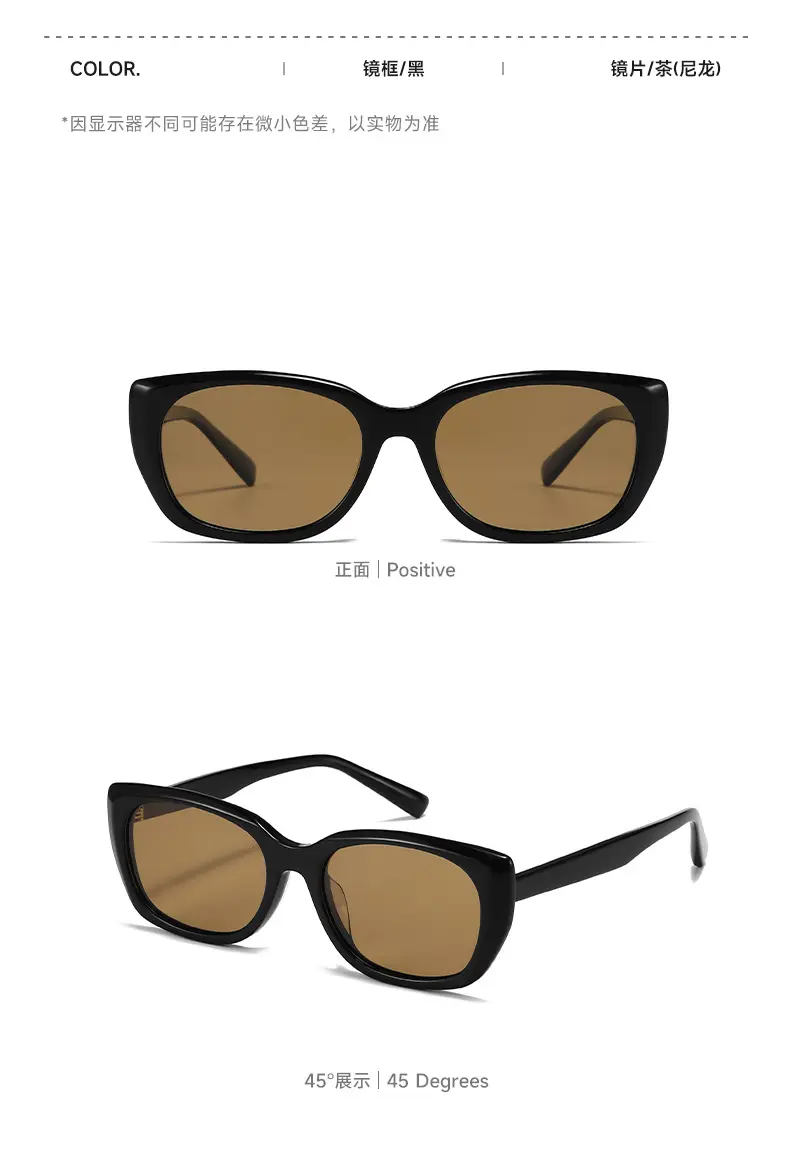 Women Acetate Sunglasses Pink Black Prescription — feature 21