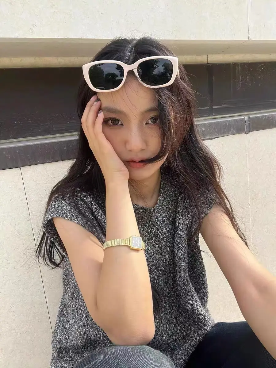Women Acetate Sunglasses Pink Black Prescription — feature 3