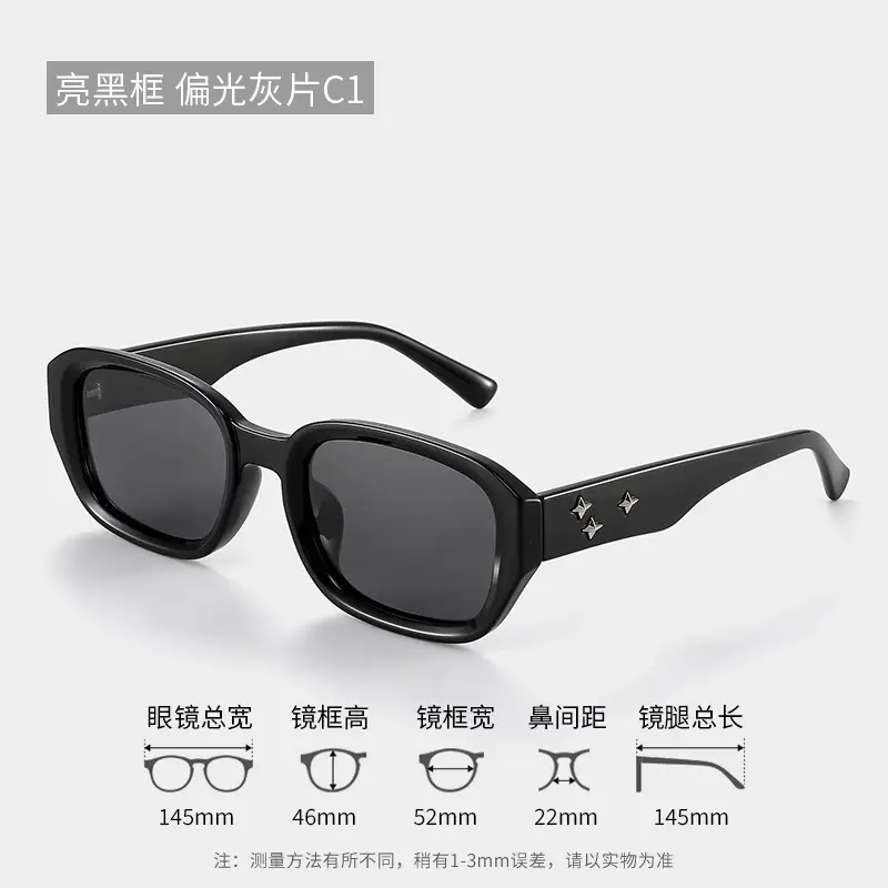 Women Polarized UV400 Sunglasses Black - Image 19