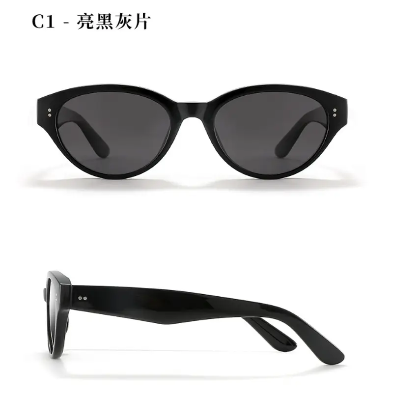 Women Polarized UV400 Sunglasses Black - Image 5