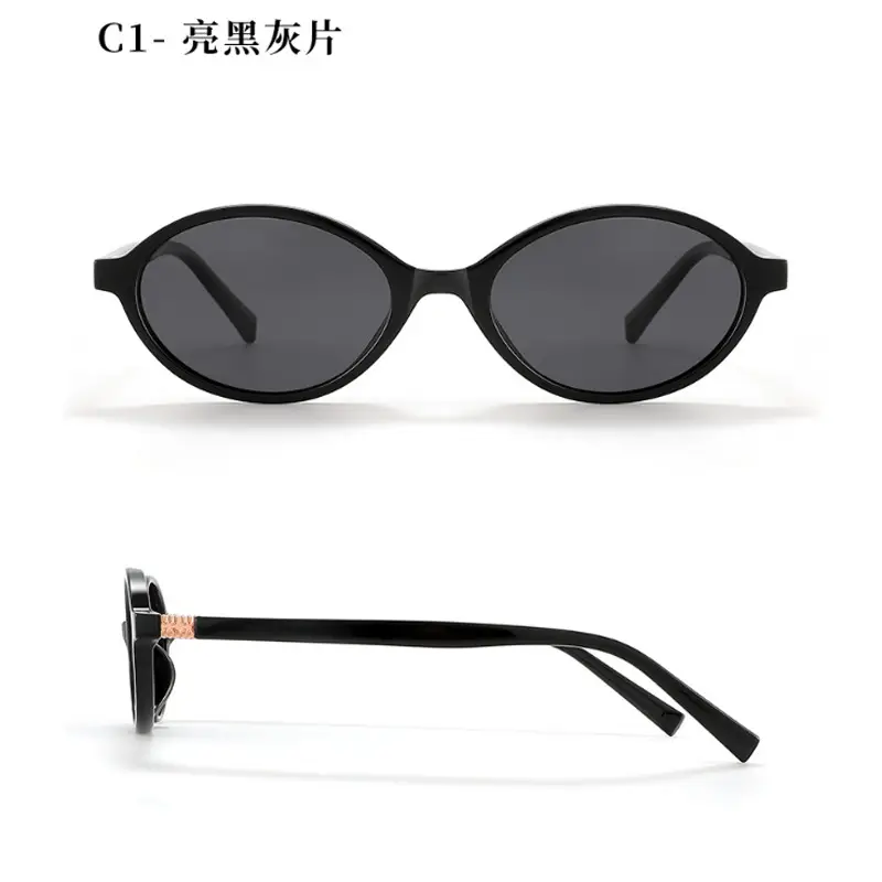 Women Polarized UV400 Sunglasses Black - Image 8