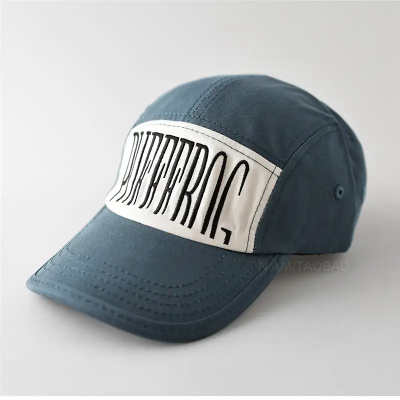 Men's Green Baseball Cap with "Duckbill" Print - Image 6