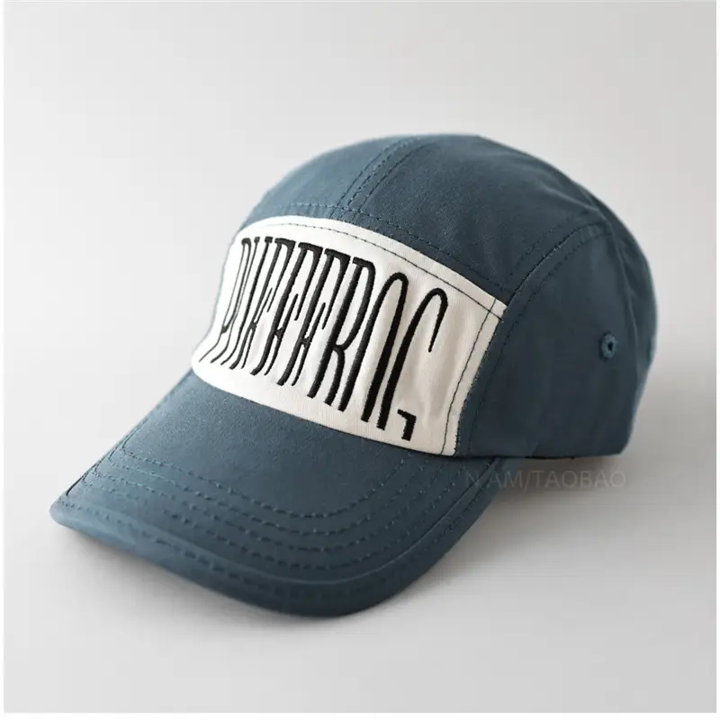 Men's Green Baseball Cap with "Duckbill" Print - Image 2
