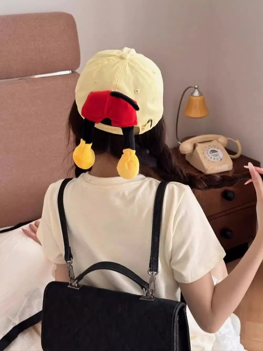 Cute Cartoon Butt Baseball Hat for Women Spring Summer Sunshade Cap — feature 18