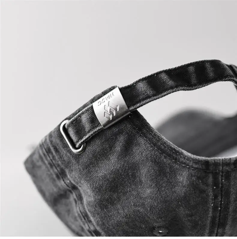 Black Vintage Distressed Cap Chapter Eight Unisex Sunshade — feature 7