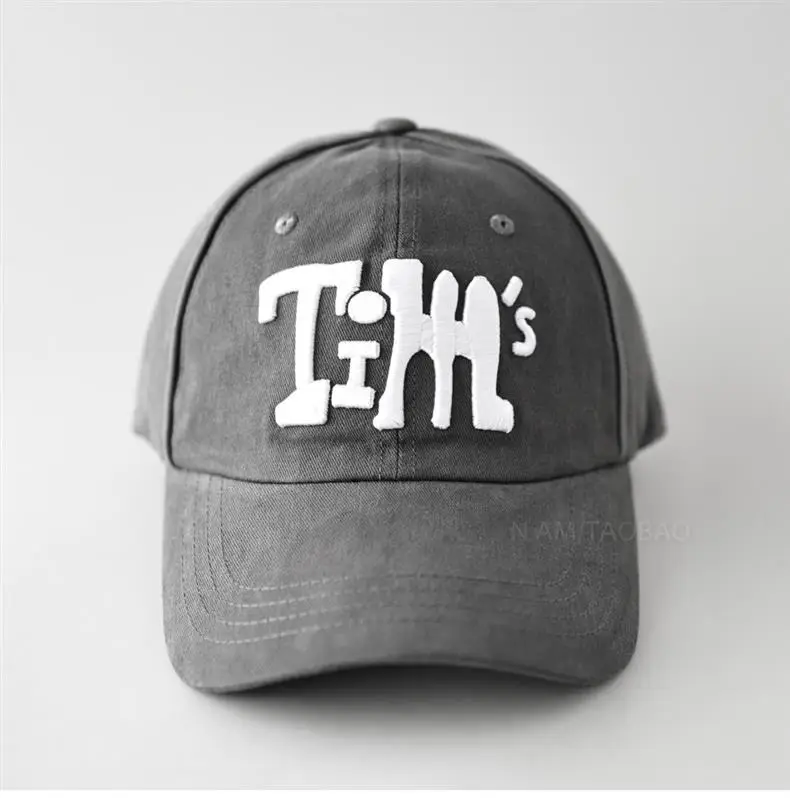 Men Women Contrast Letter Reflective Baseball Cap Black — feature 6