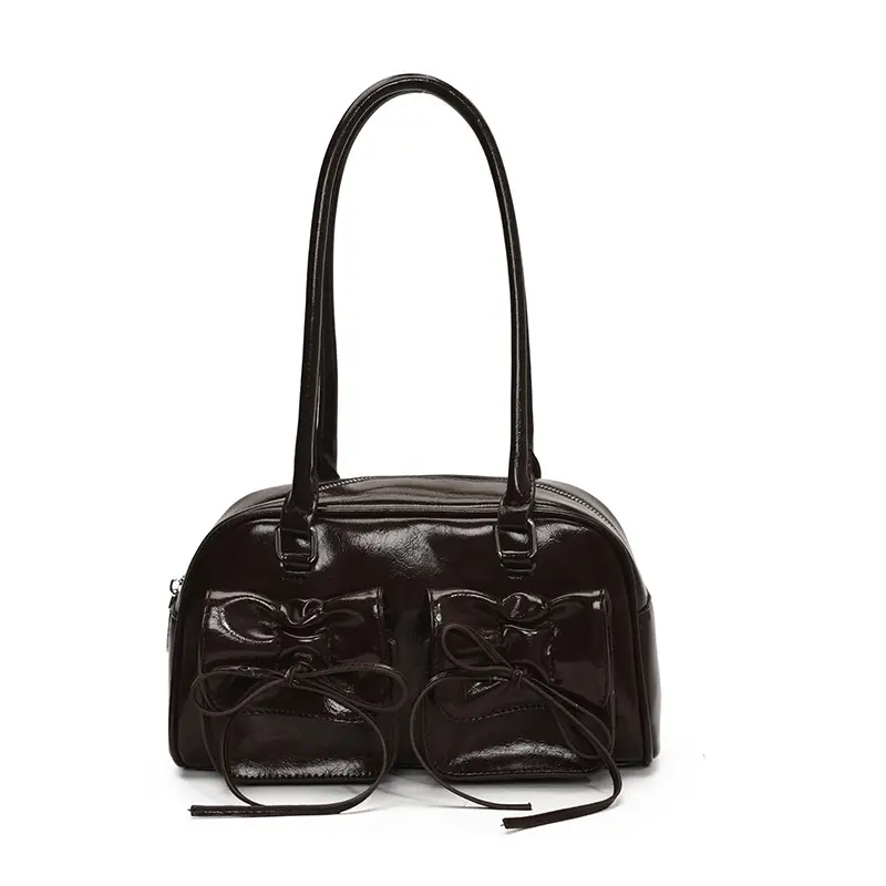 Stylish Brown Shoulder Bag for Women 2025 Spring - Image 2