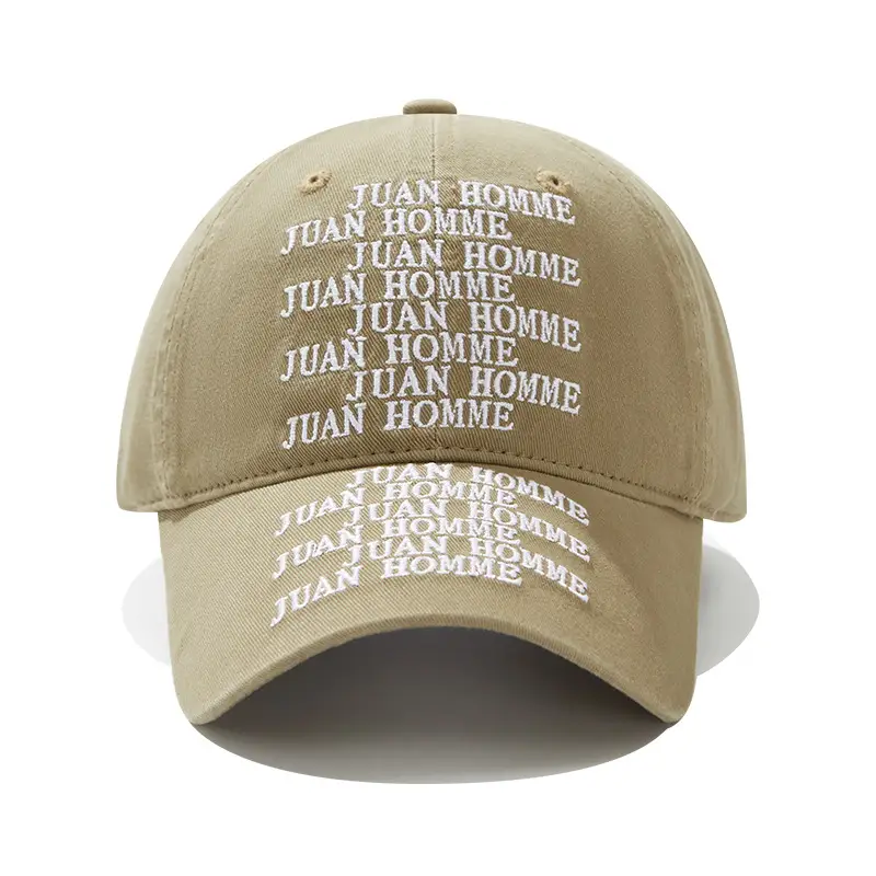 Juan Home Me Blue Baseball Cap with Multi-Letter Embroidery