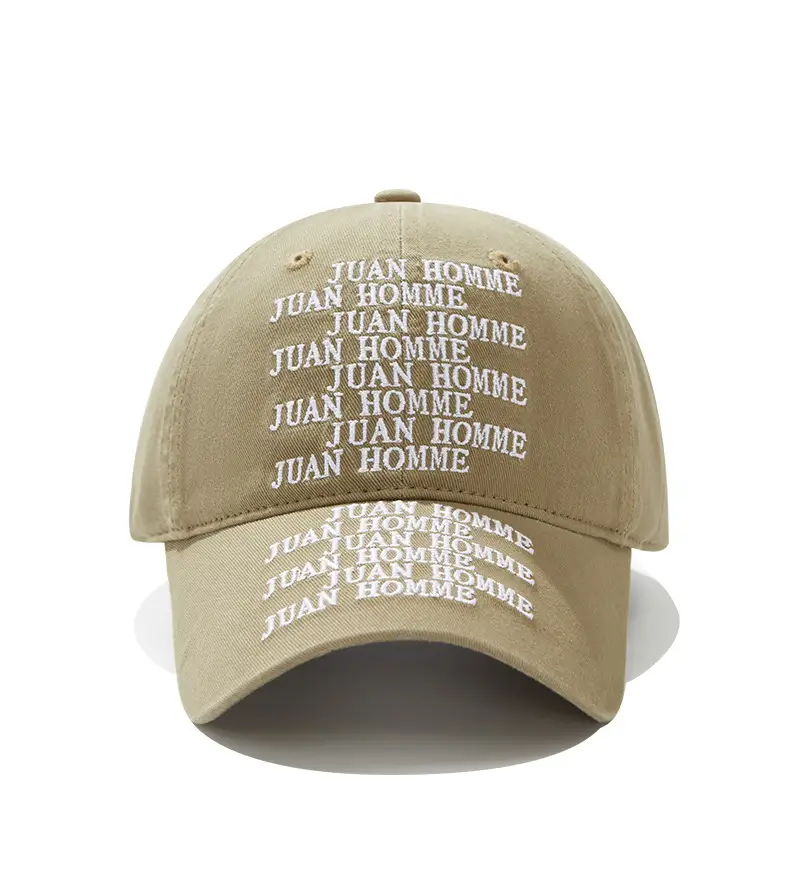 Juan Home Me Blue Baseball Cap with Multi-Letter Embroidery