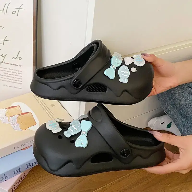 White Japanese Style Croc Shoes for Women — feature 36