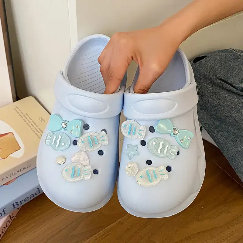 White Japanese Style Croc Shoes for Women — feature 37