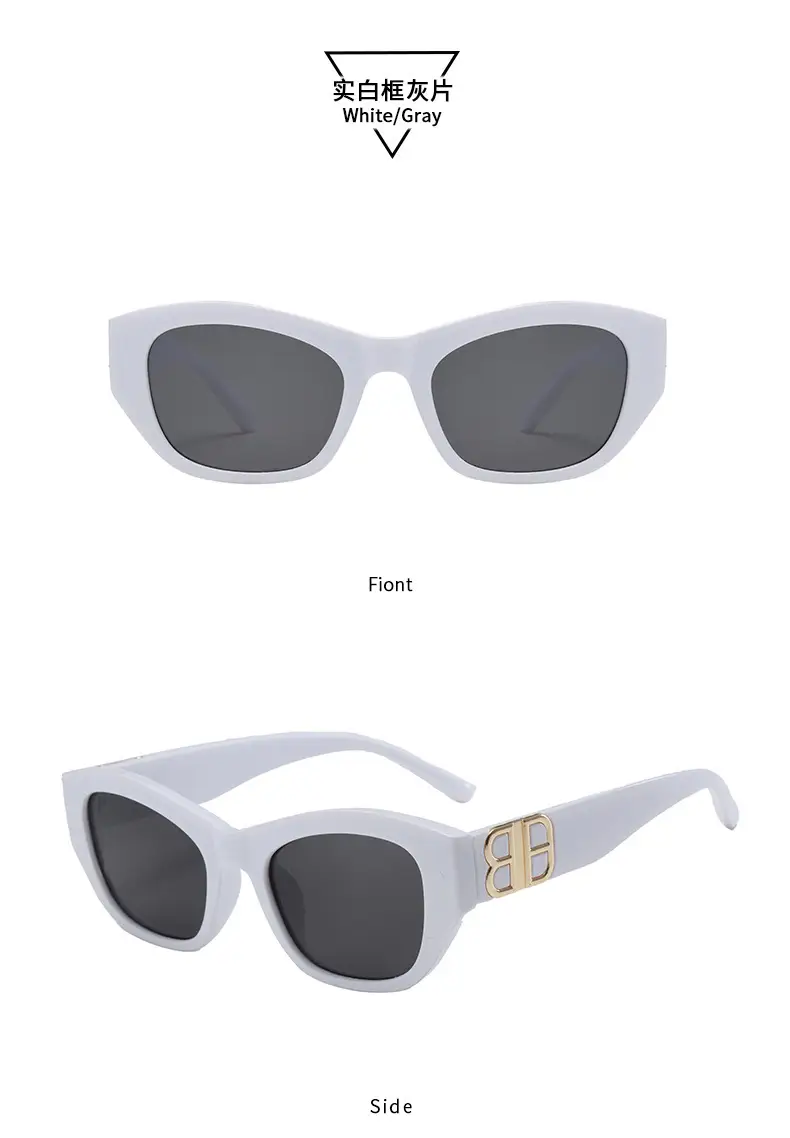 White Cat's Eye Sunglasses for Women & Men β feature 12