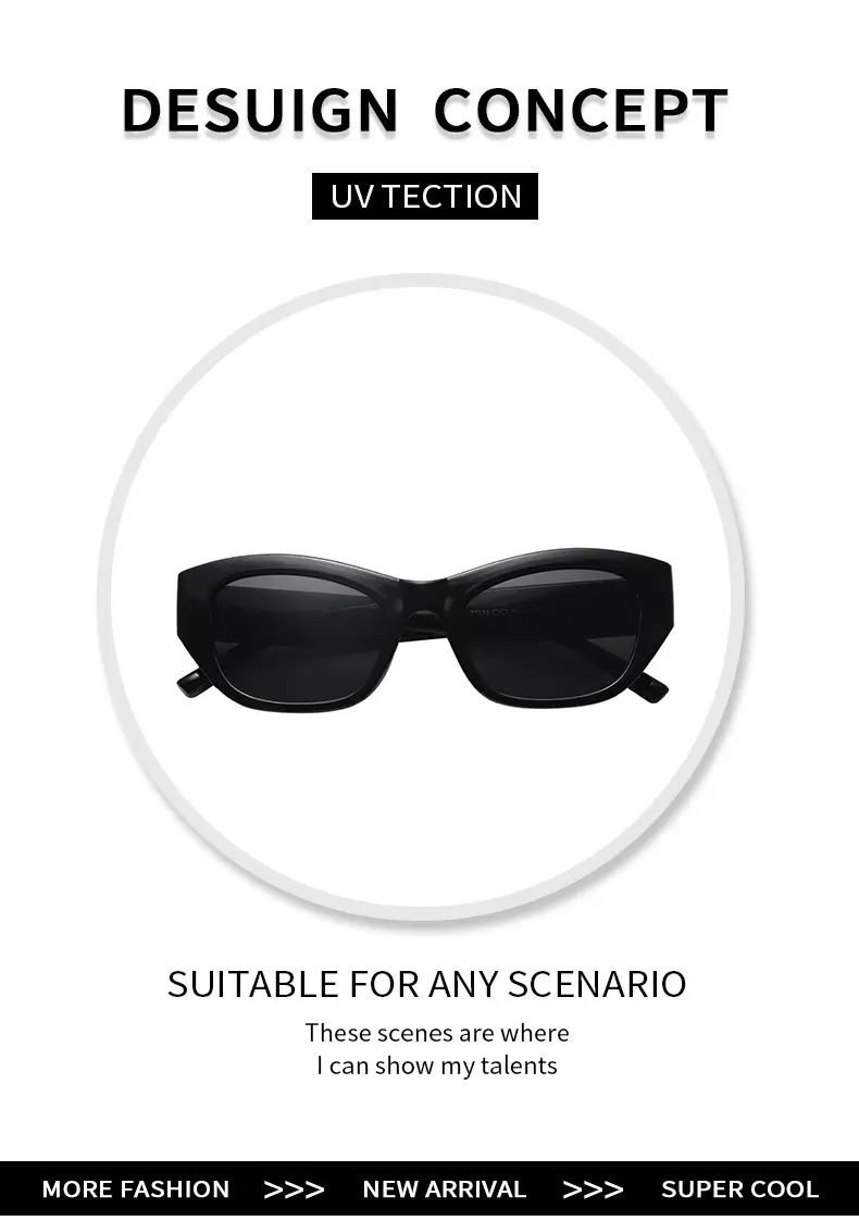 White Cat's Eye Sunglasses for Women & Men β feature 2