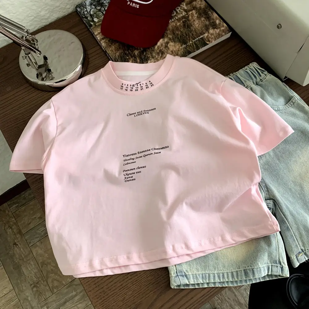 Pink Cotton T-shirt for Boys Summer Dress 2025 — feature 2