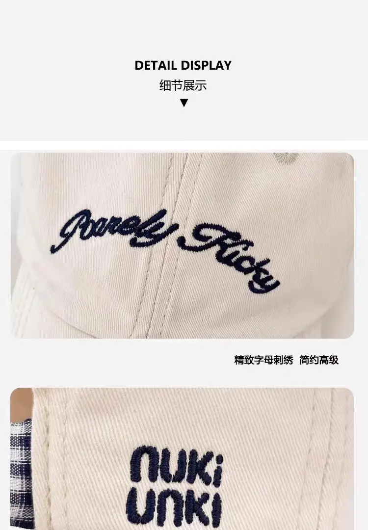 Women Korean Style Bow Tie Baseball Cap — feature 8