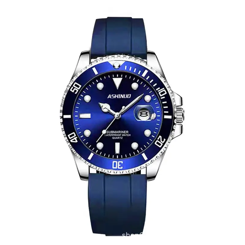 Men's Waterproof Luminous Quartz Watch with Stainless Steel Band - Image 5