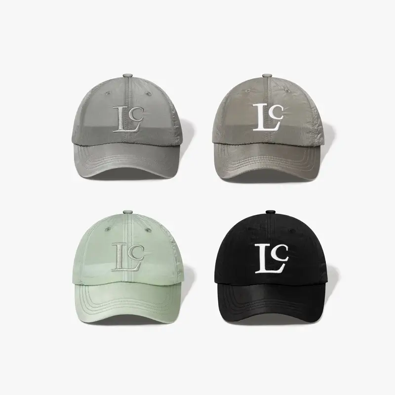 Light Green LC Embroidered Baseball Cap for Men Women - Image 4