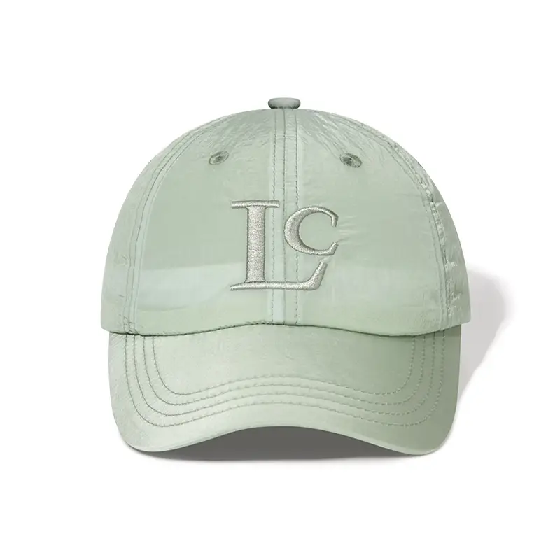Light Green LC Embroidered Baseball Cap for Men Women - Image 6