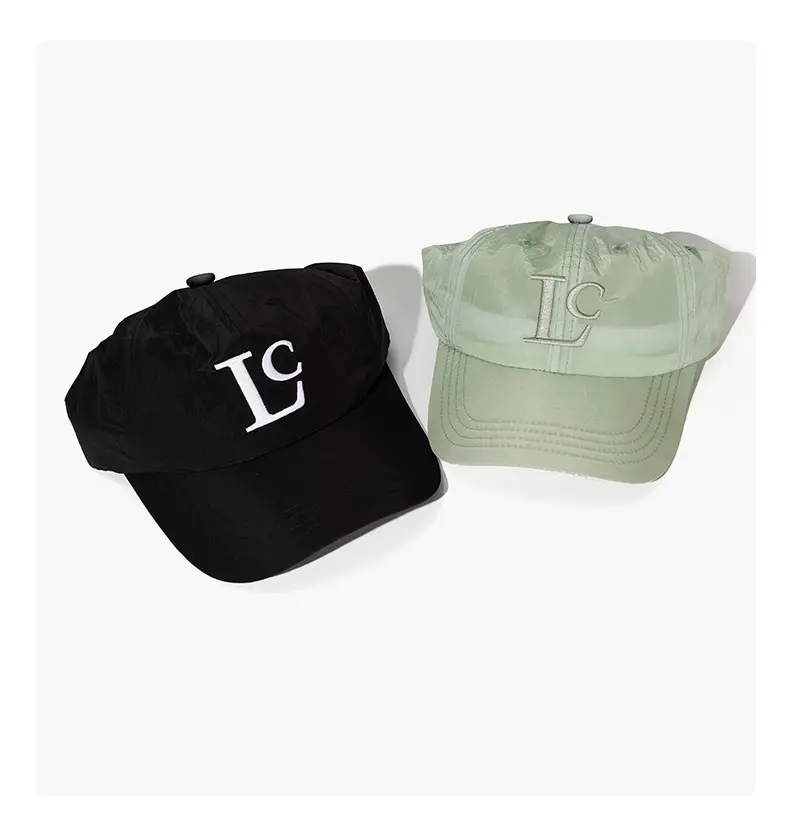 Light Green LC Embroidered Baseball Cap for Men Women — feature 25