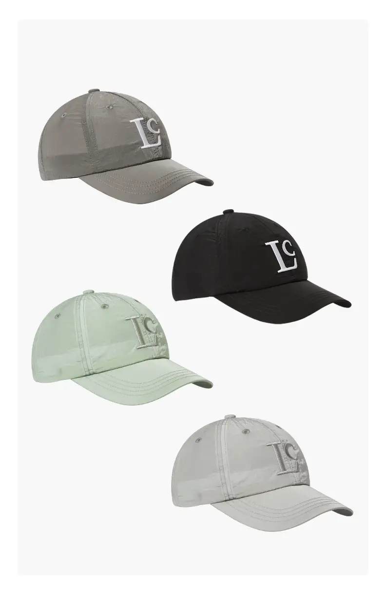 Light Green LC Embroidered Baseball Cap for Men Women — feature 26