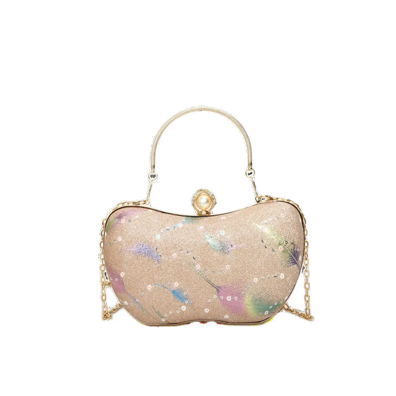 Red Feather Sequin Crossbody Bag for Women 2025 - Image 10